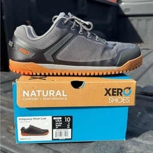 Xero Shoes Ridgeway Mesh Low - Charcoal and Tan